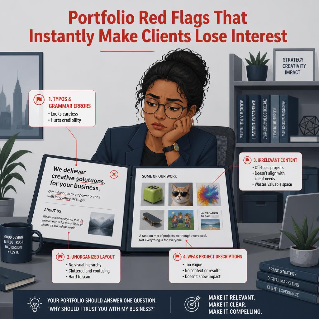 Portfolio Red Flags That Instantly Make Clients Lose Interest