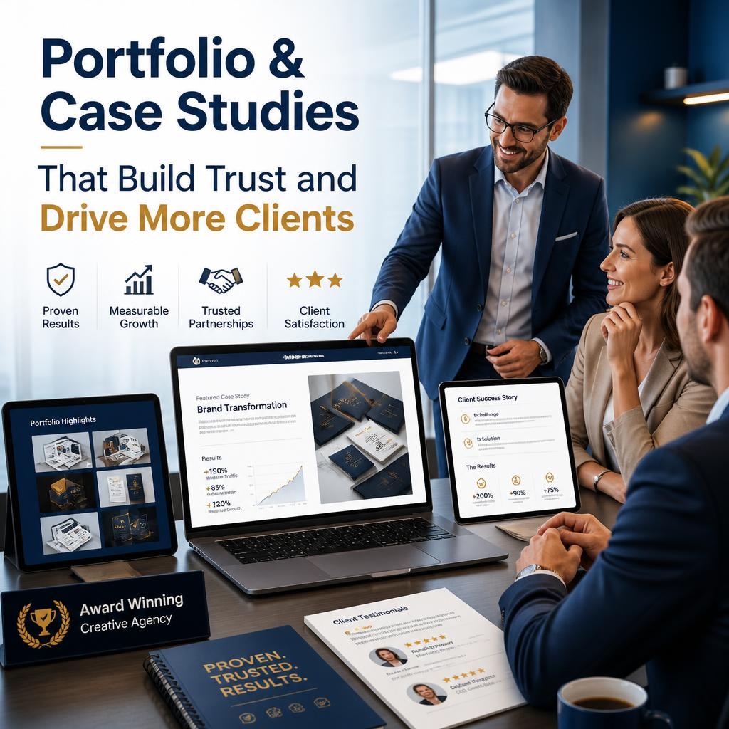 Portfolio & Case Studies That Build Trust and Drive More Clients